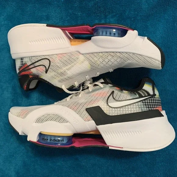 Nike Air Zoom Superrep 3 White Black Photo Blue DC9115-109 Men’s Size 7 - Picture 3 of 9